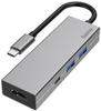 hama 00200107 USB-C-Hub, Multiport, 4 Ports, 2x USB-A, USB-C, HDMI™