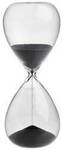 TFA Dostmann Sanduhr Transparent, Anthrazit analog 18.6009.10.90