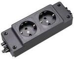 Wieland Electric 99.600.0028.0 2fach Steckdosen-Modul ohne Schalter Schwarz