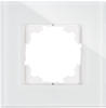 Kopp 1fach Rahmen Abdeckung HK 07, ATHENIS Weiß (glänzend) 405302008