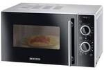 Severin MW 7771 Mikrowelle Schwarz/Silber 700 W Grillfunktion, Timerfunktion