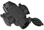Brennenstuhl 1082120 3fach-Kupplung Gummi 230 V Schwarz IP44