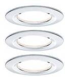 Paulmann Nova Bad-Einbauleuchte 3er Set 6.5 W Chrom (gl&auml;nzend) 66158313