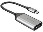 HYPER HD-H8K-GL USB-C&reg; / HDMI Adapter [1x USB-C&reg; Stecker - 1x HDMI-Buchse] Silber 0