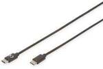 Digitus USB-Kabel USB 2.0 USB-C&reg; Stecker, USB-C&reg; Stecker 3.00 m Schwarz Flexibel,