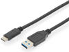Digitus USB-Kabel USB 3.2 Gen1 (USB 3.0 / USB 3.1 Gen1) USB-C® Stecker, USB-A