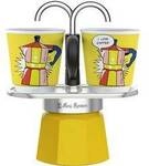 Bialetti Bialetti MINI EXPRESS Set Lichtenstein Espressokocher 0001405/NP