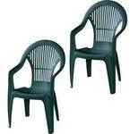 Progarden Vega SET 2x St-Ses gr&uuml;n M73538 Gartenm&ouml;bel-Set Gr&uuml;n