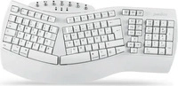 PERIXX 11620, Perixx PERIBOARD-612WDE Bluetooth Tastatur Deutsch, QWERTZ Wei&szlig;