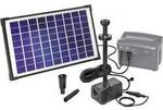 Esotec 101774 Napoli LED Solar-Pumpenset mit Beleuchtung, mit Akkuspeicher