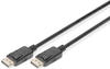 Digitus DisplayPort Anschlusskabel DisplayPort Stecker, DisplayPort Stecker 2.00 m