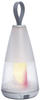 Lutec 8500102331 PEPPER LED-Außentischlampe 3 W RGB Weiß, Grau