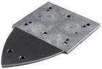Grundplatte f&uuml;r Delta- und Schwingschleifpapier Klett Dreieckig Makita 191Y22-2