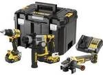 DEWALT DCK355P2T-QW Akku-Bohrschrauber, Akku-Bohrhammer, Akku-Winkelschleifer 18 V 5