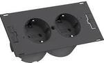 Bachmann 4953490 Steckdosen-Modul ohne Schalter Schwarz 20.00 cm