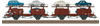 TRIX H0 24332 H0 Autotransportwagen-Paar Laaes der DB