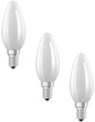 Osram LED Base Classic B 60 Filament, 5,5W, 806 lm, E14, kaltweiss, matt, 3-er...