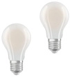 Osram LED Classic A 100, Filament, EEK A, 7,2 W, 1521 lm, E27, kaltwei&szlig;, matt, 2er