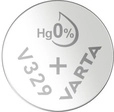 VARTA Silberoxid-Knopfzelle V329/SR731, 1,55 V, 37 mAh