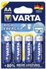 Varta Longlife Power Alkaline Batterie Mignon AA, 4er-Pack