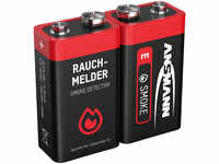 Ansmann Alkaline Batterie 9-V-Block für Rauchmelder