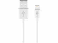 goobay Apple Lightning-auf-USB-A Lade- und Synchronisationskabel, 1 m