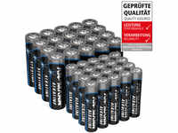 Ansmann Alkaline Batterie Vorratspack, 20x Mignon AA, 20x Micro AAA