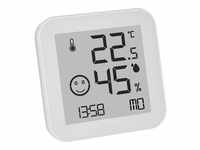TFA Digitales Thermo-Hygrometer WHITE mit E-Paper-Display, Klimakomfortanzeige, weiß
