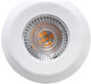 HEITRONIC 5-W-LED-Einbaustrahler DL7202, rund, weiß, dimmbar per...