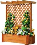 Promadino Rankkasten mit Pergola klein (LxBxH) 112 cm x 65 cm x 139 cm