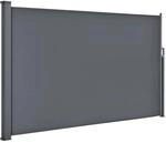 Juskys Seitenmarkise Dubai 300 x 190 cm Dunkelgrau
