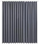 vidaXL Verdunkelungsvorhang mit Haken Grau 290 x 245 cm