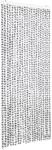 vidaXL Insektenschutz-Vorhang Hell- und Dunkelgrau 90x220 cm Chenille 325455