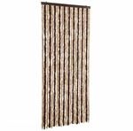 vidaXL Insektenschutz-Vorhang Beige und Hellbraun 90x220 cm Chenille 240571