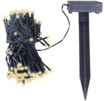 vidaXL LED-Solar-Lichterkette Warmwei&szlig; Weihnachtsdeko 40698