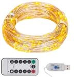 vidaXL LED-Lichterkette mit 300 LEDs Warmwei&szlig; 30 m 330049