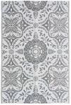 vidaXL Outdoor-Teppich ARAKIL Hellgrau 190x290 cm PP 310451