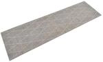 vidaXL K&uuml;chenteppich Waschbar Raute 45x150 cm Samt 136564