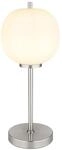 Globo Tischleuchte Blacky I Nickel/Opal