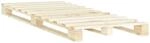 vidaXL Palettenbett Massivholz Kiefer 120x200 cm619003