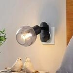 Lindby Wandleuchte Wandlampe Innen Lioma 9628266 Modern in Schwarz aus Metall