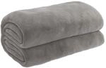 vidaXL Gewichtsdecke mit Bezug Grau 200x230 cm 13 kg Stoff