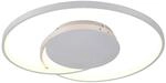 Lucande LED Deckenleuchte Enesa 9956087 Dimmbar mit Leselampe Modern in Alu aus