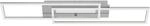 Brilo LED-Deckenleuchte Frame Mid Aluminium