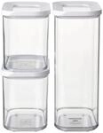 Mepal Modula Vorratsdosen-Set 3-teilig Wei&szlig;
