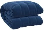 vidaXL Gewichtsdecke Blau 220x240 cm 11 kg Stoff Modell 1