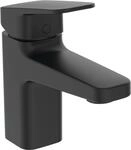 Ideal Standard Waschtischarmatur Ceraplan H75 mit Ablaufgarnitur Schwarz Matt
