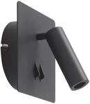 Lucande LED Wandleuchte Wandlampe Innen Magya 9624589 Modern in Schwarz aus Aluminium