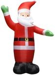 vidaXL Aufblasbarer Weihnachtsmann mit LEDs Weihnachtsdeko IP44 4,5 m 289301