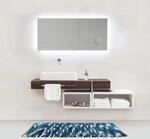 Wenko Badteppich Urdu Blau Polyester 60 x 90 cm Blau